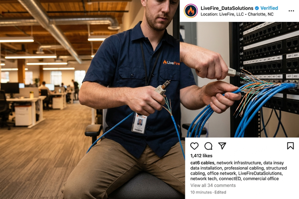 Livefire facebook batemaqns bay data cabling and wifi specialist