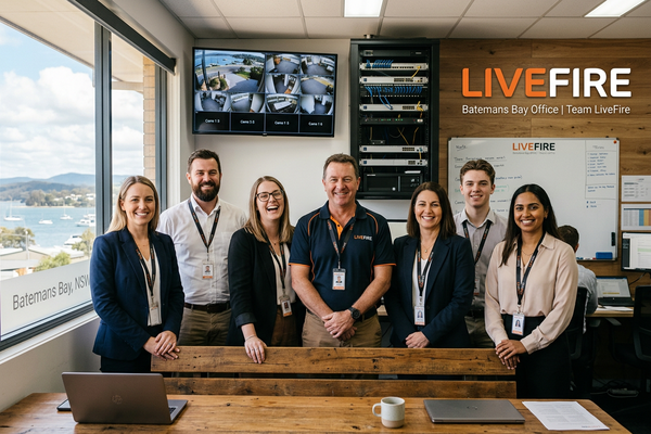 Instagram Livefire - batemans aby cctv, data and wired network specialist