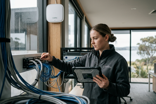 Livefire facebook batemaqns bay data cabling and wifi specialist